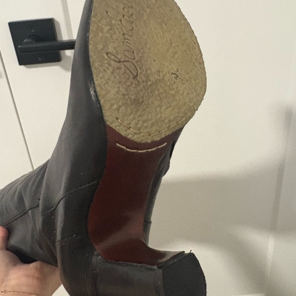 Sam Edelman Serephina Women’s Black Leather Knee High Tall Heeled Boots Size 6 - Picture 9 of 9